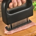 thumbnail image 2 of Stainless Steel Meat Needles Pounders with Handle Professional Meat Tenderizer, 2 of 10