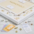 thumbnail image 3 of WS Game Company Monopoly Deluxe Bianco Edition Wooden Board Game for Families & Kids, 3 of 5
