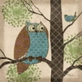 thumbnail image 2 of Brent, Paul 20x20 White Modern Wood Framed Museum Art Print Titled - Fantasy Owls II, 2 of 4