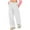 White, variant on BLVB Wide Leg Sweatpants Women High Waisted Pants with Pockets Casual Loose Fit Workout Lounge Joggers