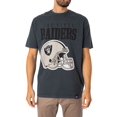 thumbnail image 2 of Recovered NFL Raiders Helmet Relaxed T-Shirt, Black, 2 of 5