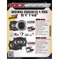 thumbnail image 4 of Bocinas Coaxiales Rock Series RKS-P464 120 Watts 4x6 Pulgadas Chevy Spark Rock Series RKSP464, 4 of 7