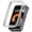 A*5X5CM, variant on Sporty Protective Case Featuring Ultra Bright AMOLED Screen | NFC NFC Compatible Fits For Apple Watch And Android | Perfect For Business Trips White Great For Calorie Tracking White
