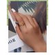 thumbnail image 3 of Anillo Abierto De Abrazo De Plata 925 Para Mujer-Dorado, 3 of 5