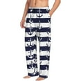 thumbnail image 2 of Disketp Anchors Men'S Pajama Pants - Ultra Soft Fleece Sleep And Lounge Pants (Size: S-Xxl), 2 of 9