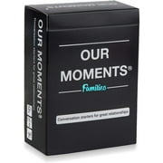 Our Moments Families Card Game Conversation Starter Deck for Family Night