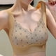 thumbnail image 1 of WILLBEST Brasier De Algodon Sujetador De Mujer Con Hebilla Frontal Y Borde De Encaje Sin Aro De Acero, Ajuste Sin Costuras, Ideal Para Yoga Y Dormir, Talla Grande 361, 1 of 3