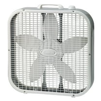 Lasko 20” Energy Efficient Box Fan with 3 Speeds, 22" H, White, B20201, New