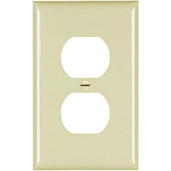 TPJ8ICC70 Nylon Wall Plate, 1 Gang, Ivory