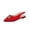 A Red, variant on Womens Sandals Womens Sandals Comfortable Women's Fashionable Casual Versatile Spring And Summer Shoes Pointed Toe Closed Toe Flat Soft Sole Sandals Black 36