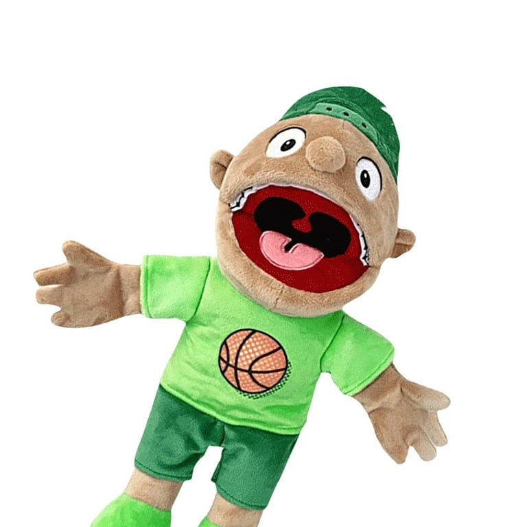 Jeffy Boy Plush Hand Puppet Kids Doll Action Figure Funny Party