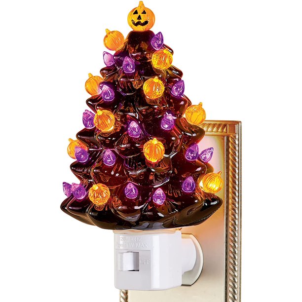 Bubble Tree Halloween Jack O Lantern Night Light Walmart.ca
