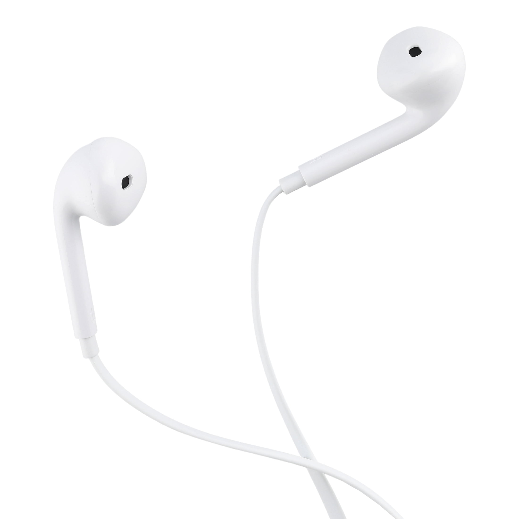 onn Earbuds with USB-C Connector, White