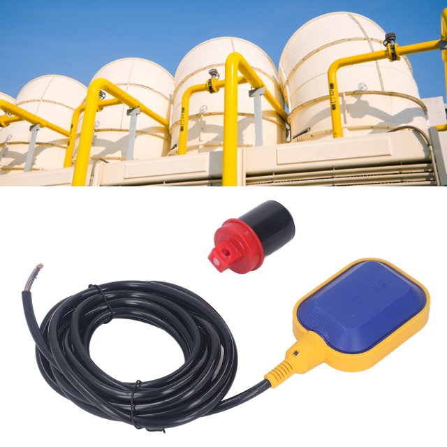 Interruptor De Flotador Líquido, Interruptor De Flotador De Agua ABS De 250-380V 50-60HZ Para Piscinas