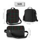thumbnail image 2 of Disketp Buffalo Plaid Dark Green Bolsa Térmica Estampada para Almuerzo, Lonchera para Hombres y Mujeres Adultos, 2 of 7