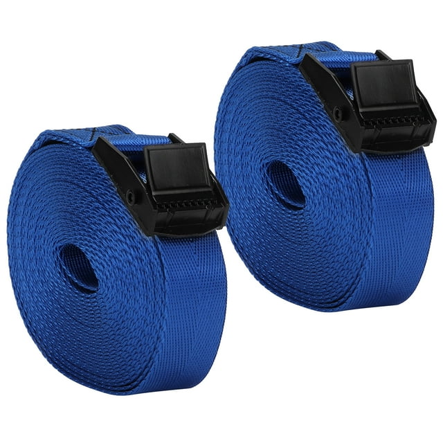 Peahefy Lashing Straps, Simple Operation Nylon Strap With Buckle Not Easy To Break For Heavy Goods