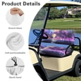 thumbnail image 5 of Garronmavis Sunset Palm Tree Golf Cart Seat Covers Aesthetic Comfortable Washable Polyester Fabric Golf Cart Bench Seat Covers Interior Accessories for Golfer Universal Fit Most Brand, 5 of 6