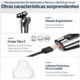 thumbnail image 3 of Rasuradora Barba Recargable Afeitadora Eléctrica Cabello Pelo Modelo Plateado, 3 of 4
