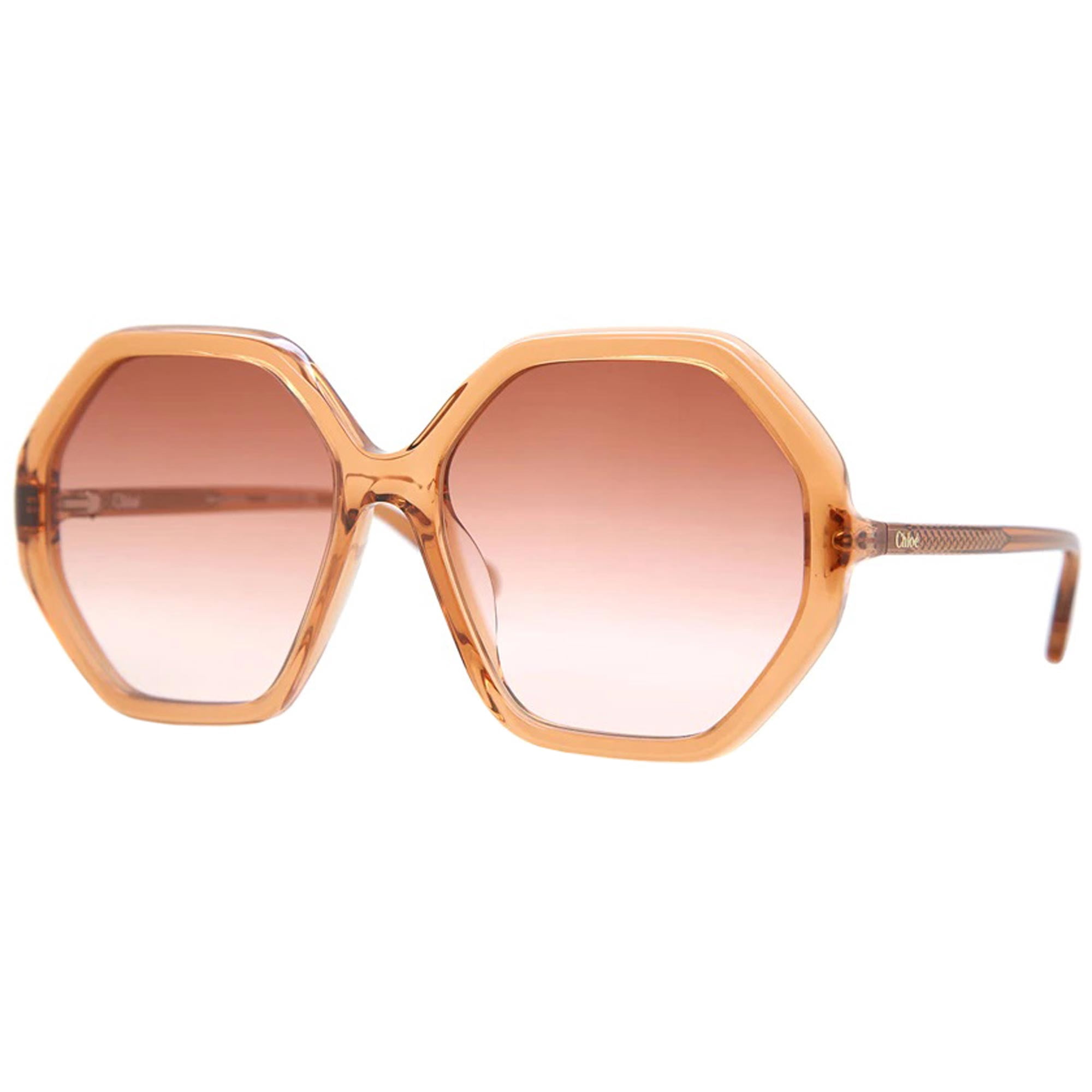 Chloe sunglasses blonde Havana crystal Chloe Carlina CH0045S 004 Sunglasses - US main image 4
