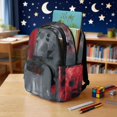 thumbnail image 4 of Whosucclay Red Graffiti Ar School Bookbag with Lightweight Large Capacity Daypack, Washable 17 Inch Knapsack with Front Pocket for High School Elementary School, 4 of 8