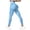 Sky Blue, variant on UngA Anti Cellulite Leggings, Tummy Control High Waisted Leggings Sets for Women, Gym Scrunch Butt Lifting Seamless Workout Womens Yoga Leggings Grey,L