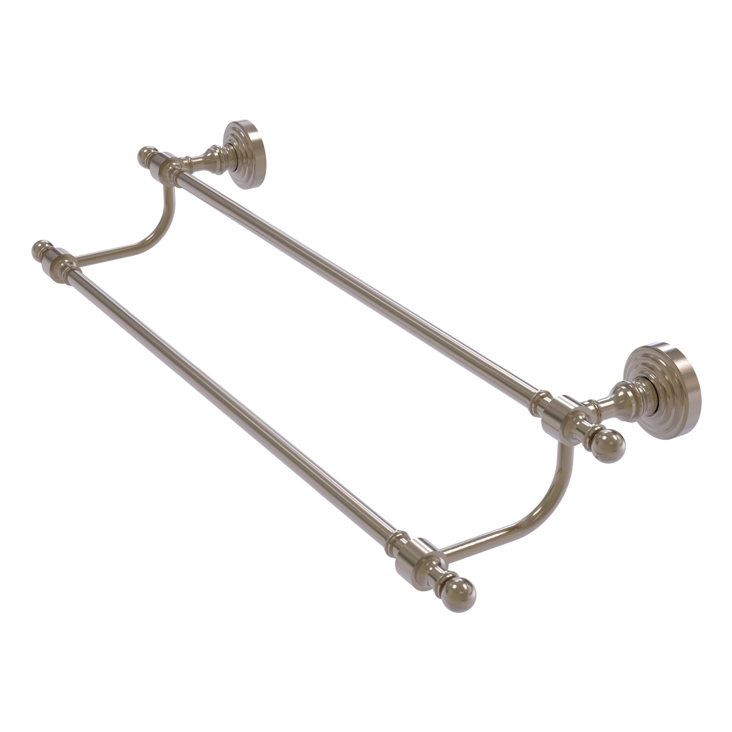 Allied Brass DT-72/36-SN Dottingham Collection 36 Inch Double Towel Bar Satin Nickel Allied Brass DT-72/36-SN Dottingham Collection 36 Inch Double Towel Bar Satin Nickel