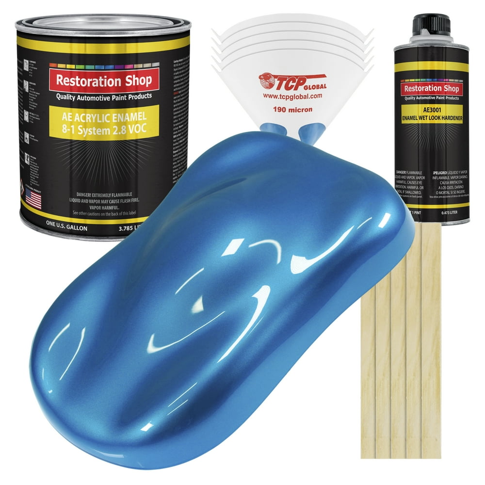 Restoration Shop Intense Blue Metallic Acrylic Enamel Auto Paint