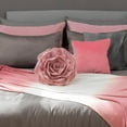 thumbnail image 4 of JWH 3D Handmade Decorative Soft Round Accent Flower Pillows Cushions for Sofa Bedding 12 inch Rose Gold, 4 of 10