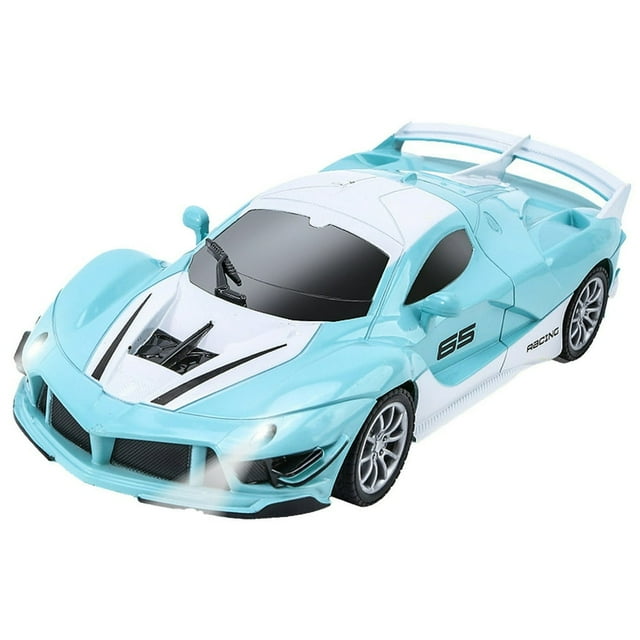 HLONK Remote Control Car Pink RC Cars for Girls Rechargeable RC Racing Electric Power On Road High Speed Drift Model Vehicle Toy with Led Headlight Birthday Gift for Kids Age 3+