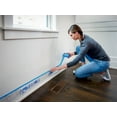 ScotchBlue Blue PreTaped Clear Painters Plastic with Dispenser, 24 in