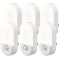 thumbnail image 1 of LOHAS Motion Sensor Night Light Plug in, LED Night Light for Kids, Adjustable Brightness, Daylight White 5000K, 1W Energy Efficient, Motion Activated Mini Night Light for Bathroom, Hallway, 6 Pack, 1 of 7