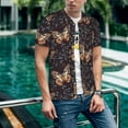 thumbnail image 6 of Rateoe Butterfly1 Pattern Men’s Baseball Short Sleeve Polo Shirt, Midweight Men's Shirt Golf Shirt Polo Shirts Quick Dry Short-X-Large, 6 of 7