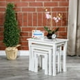 thumbnail image 4 of 3-Piece Nesting Table Set, White, 4 of 5
