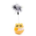 thumbnail image 1 of Wobbling Cat Toy, Wobbling Interactive Cat Toy with Feather Built in Mint Ball Relieve Boredom Interesting Interactive Teaser Cat Toy for Engaging Play, 1 of 7