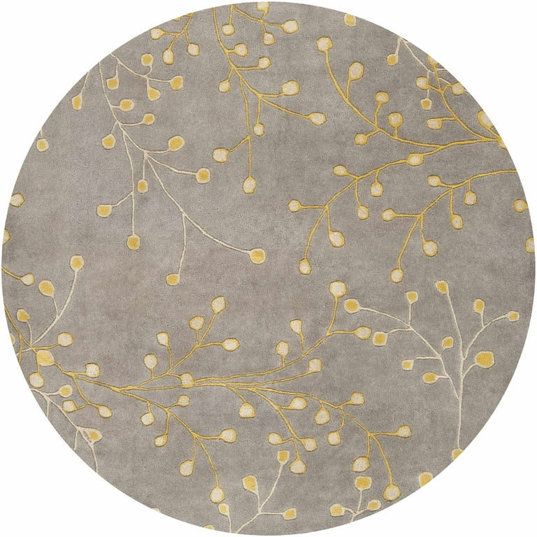 Hauteloom Moon Wool Living Room, Bedroom Area Rug - Transitional