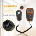 thumbnail image 3 of Illuminometer,LX1010BS Digital Luxmeter LCD Light Meter Illumination Tester Convenient Use, 3 of 14
