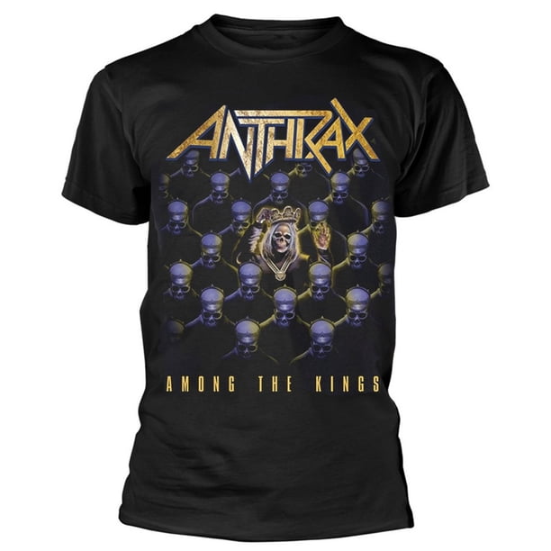 Anthrax - Camiseta Among The Kings para Adultos Unisex (Negro)