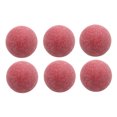 thumbnail image 4 of Raindrops 6Pcs Red Table Football Balls Matte Plastic Replacement for Foosball Tables, 4 of 7