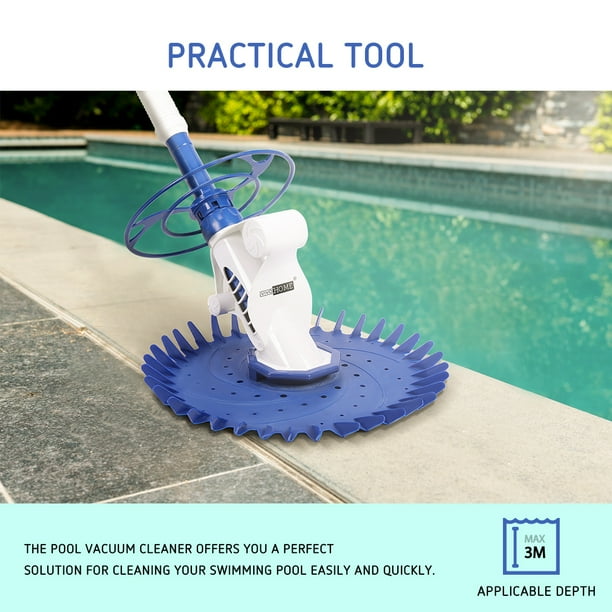 cleaning inground pool