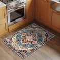 thumbnail image 2 of Rectangle Rug 2x3ft Area Rug,Vintage Ethnic Tribal Artwork Area Rugs for Living Room Bedroom,Mid Century Traditional Painting Floor Mat Non-Slip Non-Shedding Carpet Indoor Accent Rugs, 2 of 9