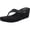 Black, variant on Flojos Womens Olivia Casual Wedge Heel Wedge Sandals