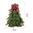 thumbnail image 5 of Suncoda Christmas Wreath, Handmades Christmas Tree Wreath Front Door Christmas Wreath Christmas Decorations, Christmas Ornament, 5 of 5