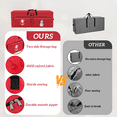 thumbnail image 3 of Nefoso Christmas Tree Storage Bag,Fit up to 7.5ft Tree Storage Bag with 2 Pocket and Zippers,Red, 3 of 11