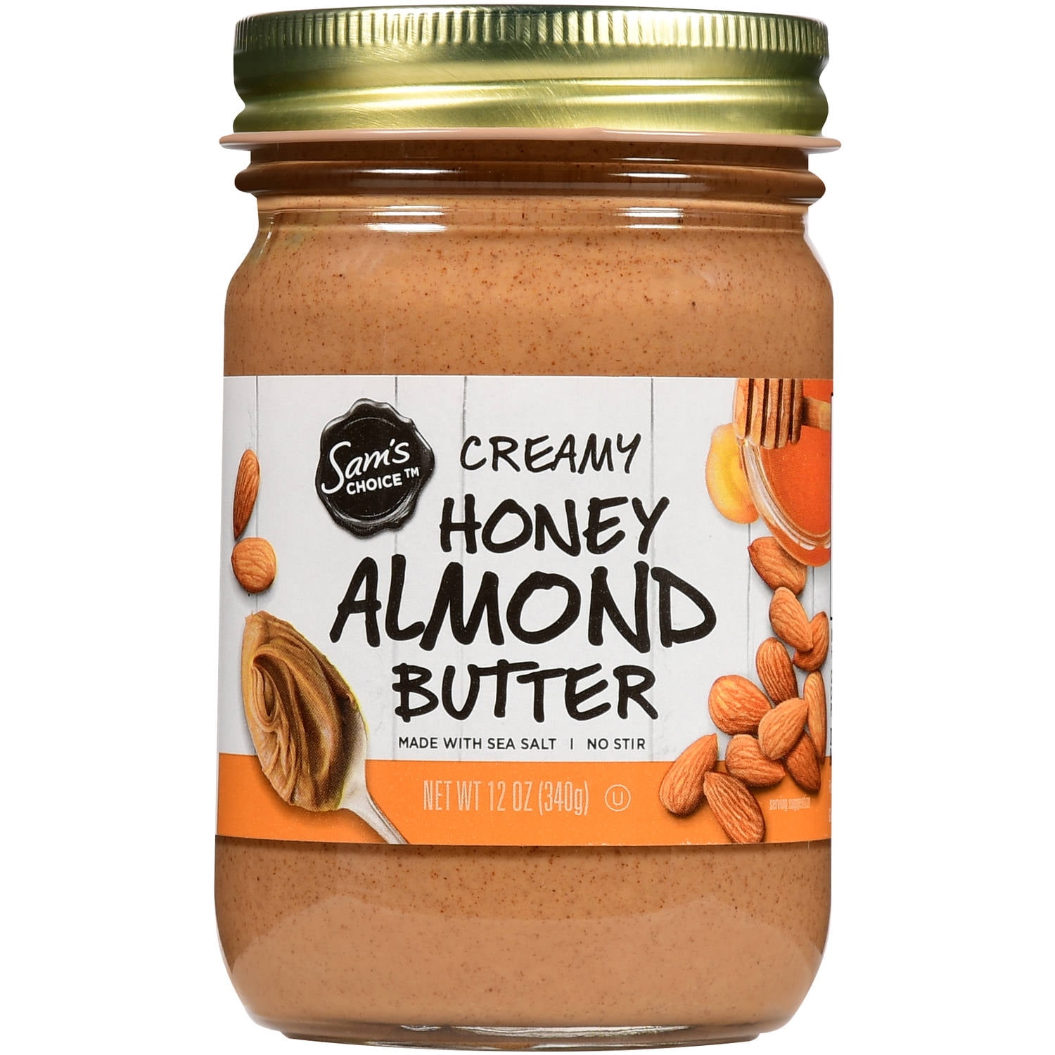 Sam's Choice Creamy Honey Almond Butter, 12 oz