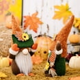 thumbnail image 4 of 2PCS Fall Gnomes Autumn Decorations for Home, Thanksgiving Gnomes Plush Handmade Scandinavian Farmhouse Fall Tiered Tray Decor Gnome Festival Home Decor Table Ornament Gifts, 4 of 9