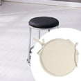 thumbnail image 4 of koolsoo Rond Chaise Coussin Coussin de Sol pour Chaise de Salle à Manger Polyvalent Coussin de Siège Beige 38cm, 4 of 9