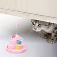 thumbnail image 4 of Removable 4-layer Cats Turntable Toys With Antenna Ball Educational Training Amusement Plate Accessories Interactive Props, 4 of 7