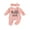 Pink Hello World, variant on Newborn Baby Girl Coming Home Outfit Long Sleeve Letter Romper Ribbed Ruffle Jumpsuit Headband Set Spring Fall Clothes