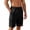 BNO40-Black, variant on VV AVEORS Mens Casual Sweat Cargo Cotton Linen Shorts Drawstring Elastic Waist Athletic Workout Gym Jogger Shorts With Cargo Pockets Army Green L
