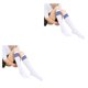 thumbnail image 2 of Minnieouse Rayas Muslo Calcetines altos Estilo simple Juegos deportivos Calentadores Día de San Valentín Mujeres Accesorios para el diario Type1, 2 of 6